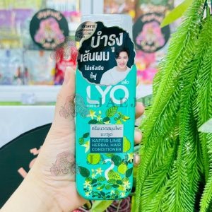 LYO kaffir lime herbal hair conditioner ไลโอ เคฟเฟอร์ ไลม์ เฮอร์เบิล แฮร์ คอนดิชันเนอร์ ครีมนวดสมุนไพรมะกรูด
