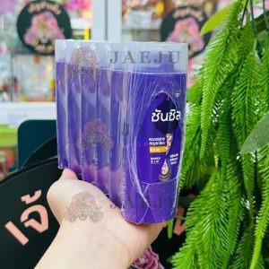 Sunsilk shampoo ซันซิล ผมตรงสวย สีม่วง