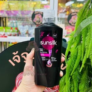 Sunsilk black shine shampoo ซันซิล แชมพูขวดดำ