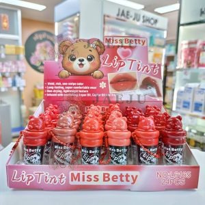 NO.L6165 Miss betty lip tint 6gx24pcs
