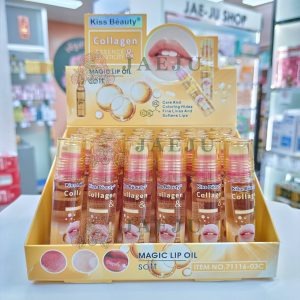 NO.71116-03C Kiss beauty collagen magic lip oil 6ml.x24pc Price:320/x24pcs