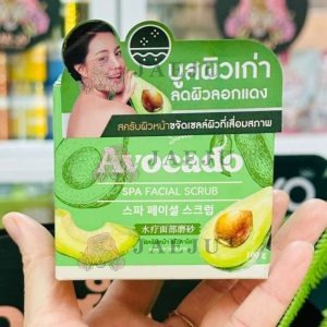 Joji secret young avocado spa facial scrub 100g. โจจิ อโวคาโด สครับขัดหน้า