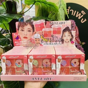 ANYLADY Sweetie 4 Colors Blusher x 24 Pcs./Box