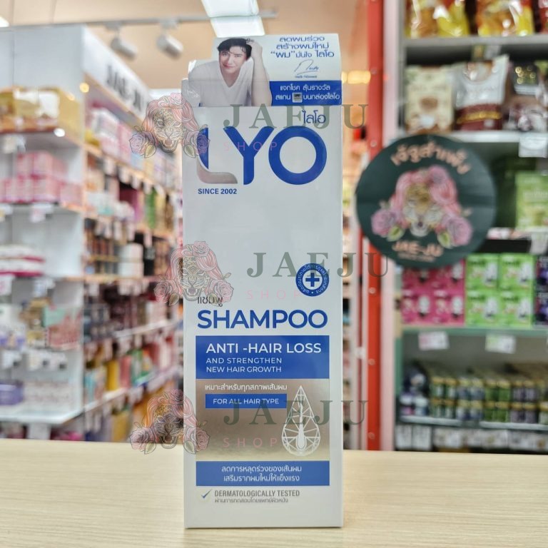 LYO shampoo + conditioner anti-hair loss and strengthen ไลโอ แชมพู + ครีมนวดผมลดการหลุดร่วง 200ml. - แชมพู