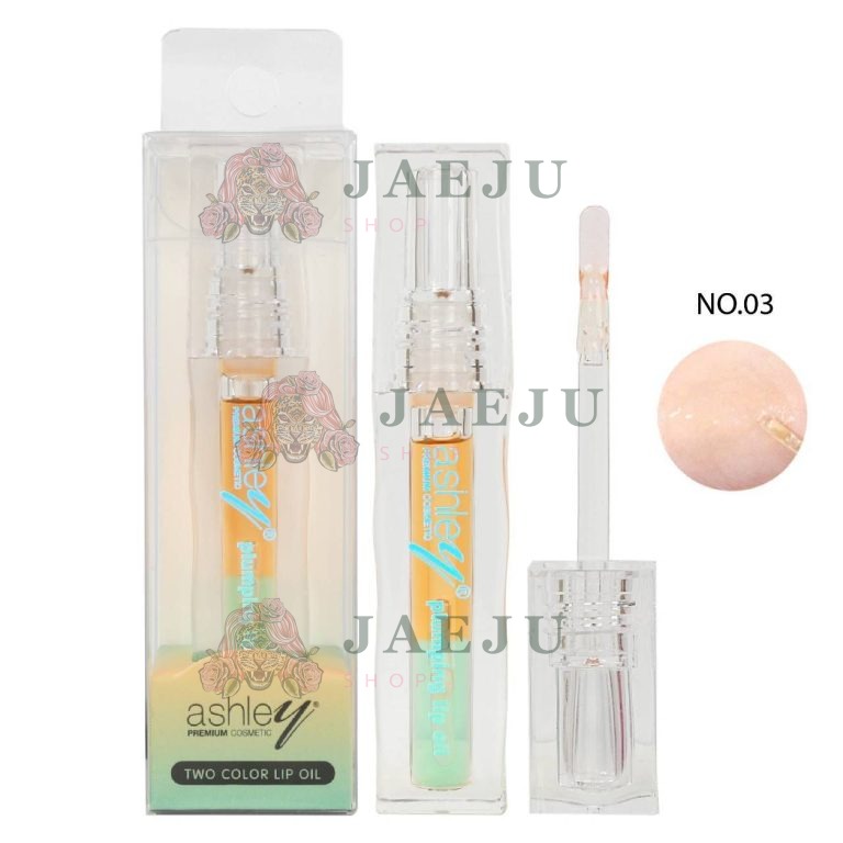 ashley two color lip oil แอชลี่ย์ ทูคัลเลอร์ ลิป ออยล์ - No.3