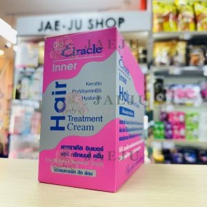 Green Bio elracle in hair treatment cream กรีนไบโอ ทรีทเมนท์กล่องชมพู 30mlx24pcs