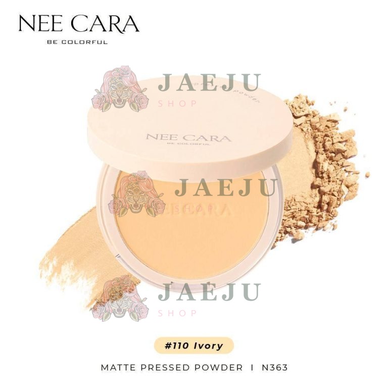 N363 Nee cara matte pressed powder นีคาร่า แมท เพรส พาวเดอร์ 10g. - 01.สี#110