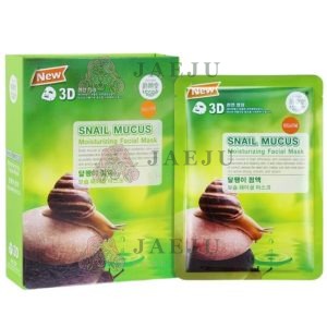 Jl006Ss EAST SKIN Snail Mucus moisturizing 3D facial mask อิส-สกิน มาส์ค หอยทาก 38mlx10pcs