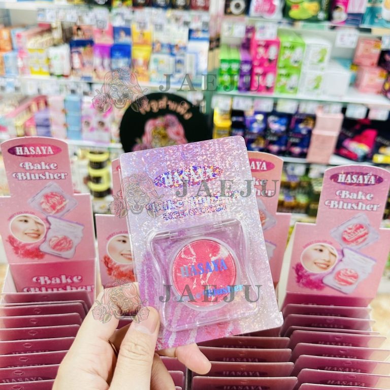H-3827 Hasaya bake blusher ฮาซาย่า เบค บลัชเชอร์ 4.2gx12pcs Price: 370/box 12pcs - NO.04