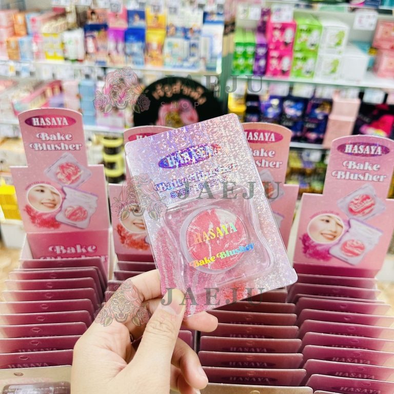 H-3827 Hasaya bake blusher ฮาซาย่า เบค บลัชเชอร์ 4.2gx12pcs Price: 370/box 12pcs - NO.01