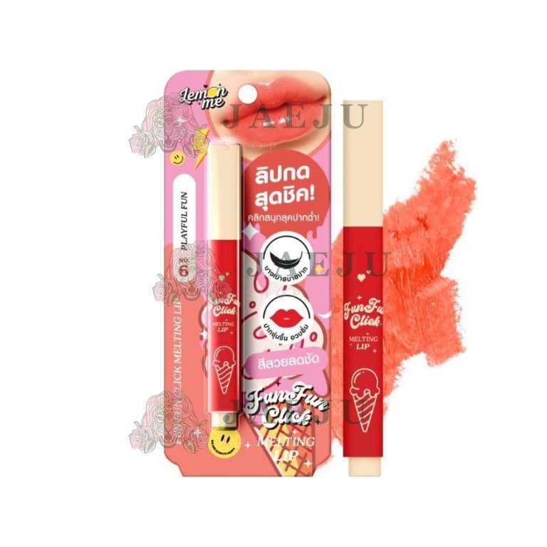 Lemon me fun fun click melting lip เลม่อน มี ฟัน ฟัน ลิป 1.8g - 06.PLAYFUL FUN