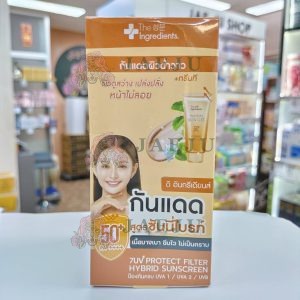 The Ingerdients cica sunny bright hybrid uv watery gel spf 50+ pa++++ 7gx6pcs