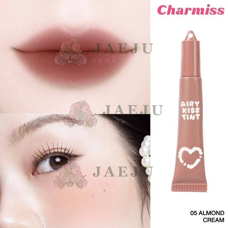 Charmiss airy kiss tint matte lip&cheek ชาร์มิส แอร์รี่ คิส ทิ้นท์ แมตต์ ลิป 6g - 05.Almond cream
