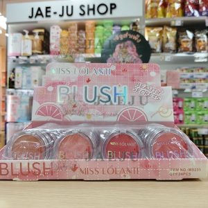 MS231 Miss lolanti blush ปัดแก้ม ตลับกลมฝาใส 3.6mlx24pcs