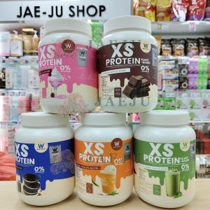 WINK WHITE XS protein  milk flavor เอ็กซ์เอส โปรตีน 5สูตร ผลิตภัณฑ์เสริมอาหาร 240g.