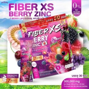Mikeo fiber xs plus berry zinc 7 berry 10gx30pcs