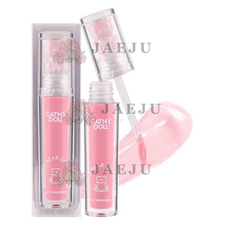 Cathy doll moistful bear lip glaze - NO.1Highlight