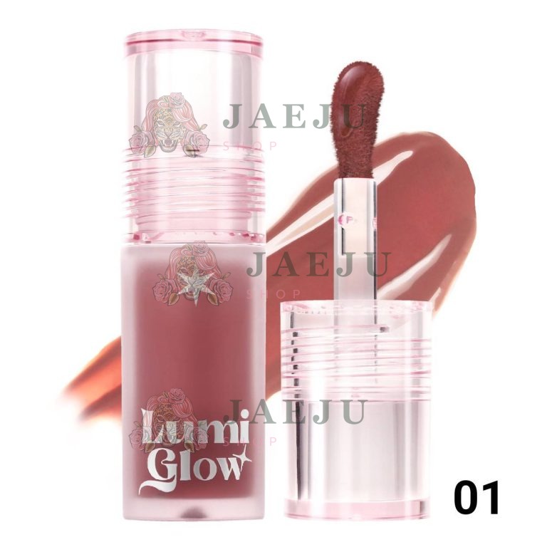 Bewild lumi glow lip บีไวลด์ ลูมิ โกลด์ ลิป 4.5g - 01.Nudy fig