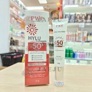 PWP Hylu Collagen SPF50+PA++++ พี ดับบลิว พี ไฮลู คอลลาเจน เอสพีเอฟ 50+พีเอ++++ 15g