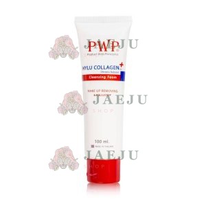 PWP Hylu Collagen Plus Chrono Reboot Cleansing Foam พี ดับบลิว พี ไฮลู คอลลาเจน พลัส โครโน รีบูท คลีนซิ่งโฟม 100ml