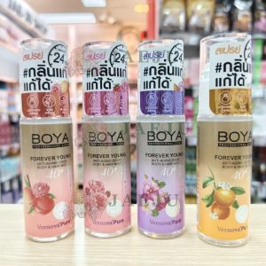 Boya forever young anti-aging odor body & hair mist freshy 40+ โบย่า ฟอร์เอฟเวอร์ยังแอนตี้ 30ml.