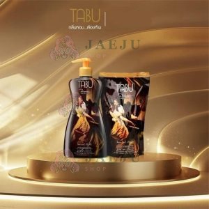 TABU shower cream silky smooth and moisturizing ครีมอาบน้ำตาบู ซิลกี้ สมูท แอนด์ มอยส์เจอร์ไรซิ่ง 500ml+400ml