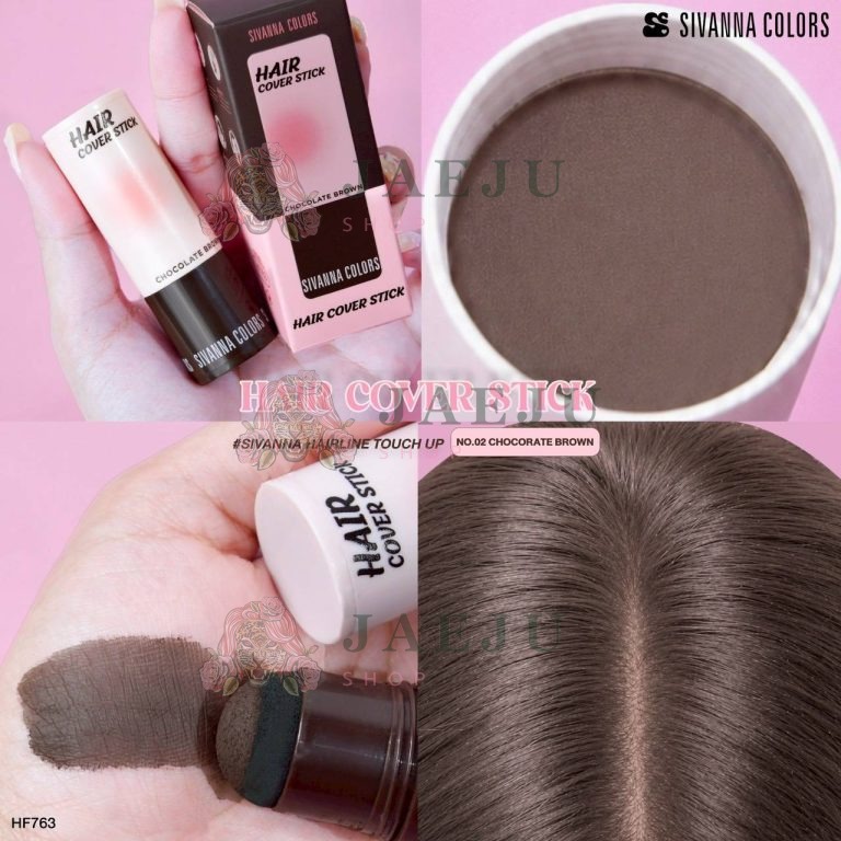 HF763 Sivanna colors hair cover stich ซีเวนน่า คัลเลอร์ แฮร์ คัฟเวอร์ สติ๊ก 4.5g - 02. chocolate brown