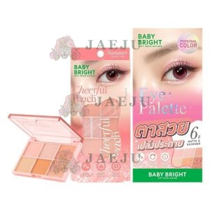 Baby bright#cheerful peach eye palette summer color tye เบบี้ไบร์ท#เซียร์ฟูลพีชอายพาเลท 0.7x6.