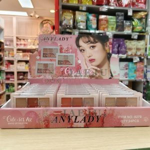 NO.8278 Anylady cutc bear make up palette ทาตา5ช่อง