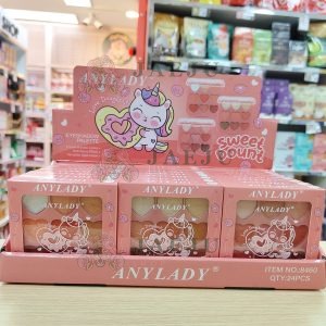 NO.8460 Anylady sweet dount eyeshadow palette ทาตาหัวใจ9ช่อง