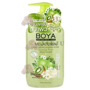 Boya Melatonin Sweet Dream Cleaning Scrub #charming tender โบย่า เมลาโทนิน สวีท ดรีม คลีนซิ่ง สครับ ชาร์มมิ่ง เทนเดอร์ 575 ml