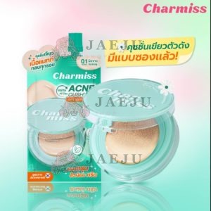 Charmiss matte all day acne cushion  spf50pa++++ ชาร์มิส แมทท์ ออล เดย์ แอคเน่ คุชชั่น 5gx6pcs