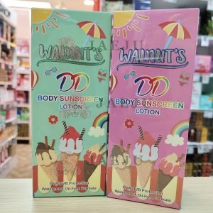 Walnut's DD body sunscreen lotion วอลนัท ดีดี บอดี้ ซันสกรีน โลชั่น 135g