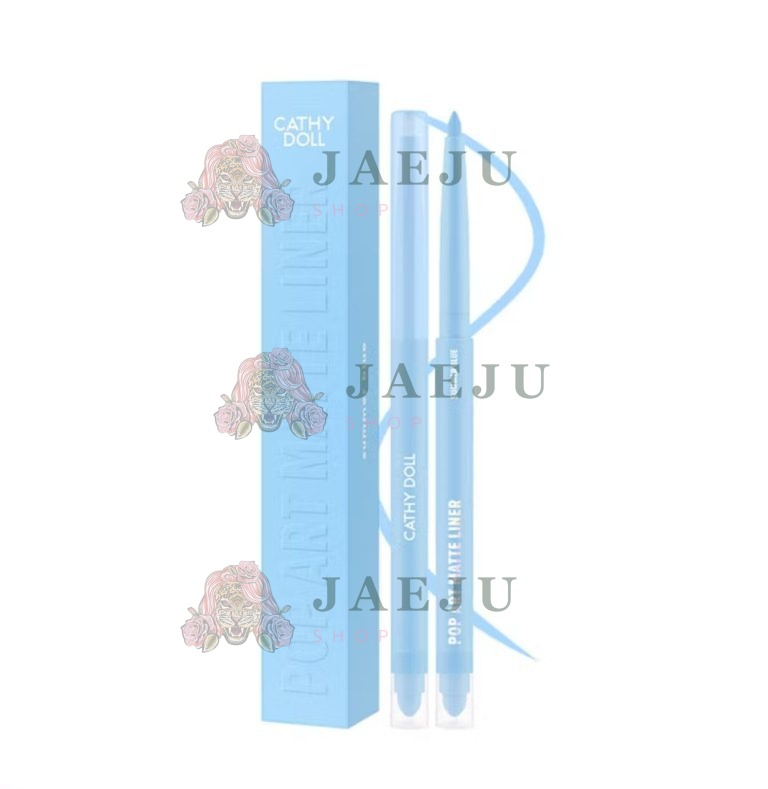 Cathy doll pop art matte liner เคที่ดอลล์ ป๊อปอาร์ทแมทท์ไลเนอร์  0.25g - 04.summer blue