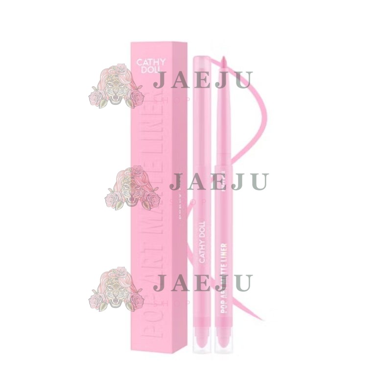 Cathy doll pop art matte liner เคที่ดอลล์ ป๊อปอาร์ทแมทท์ไลเนอร์  0.25g - 03.poppy rose