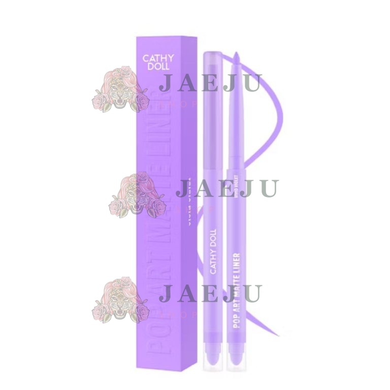 Cathy doll pop art matte liner เคที่ดอลล์ ป๊อปอาร์ทแมทท์ไลเนอร์  0.25g - 05.vivid violet