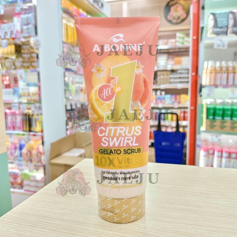 A bonne gelato scrub เอ บอนเน่ เจลาโต้ สครับ 300g - 03. citrus swirl(สีพีช)