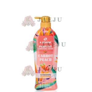 A bonne perfume whitening lotion เอ บอนเน่ เพอร์ฟูม ไวท์เทนนิ่ง โลชั่น #carrot peach 500ml