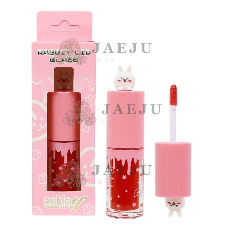 Ashley rabbit lip glaze แอชลี่ย์ แรบบิท ลิป เกลช - NO.3Orange Lava