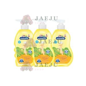 Kodomo organic baby shampoo โคโดโม ออร์แกนิค อโรเวล่า แชมพูเด็ก 400mlx3pcs
