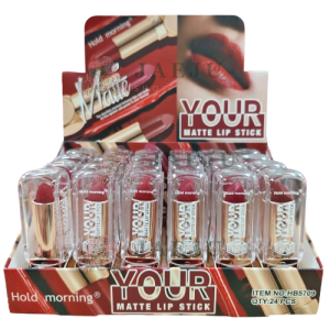 NO.HB5709 Hold morning matte lipstick ลิปสติกฝาใส x24pcs