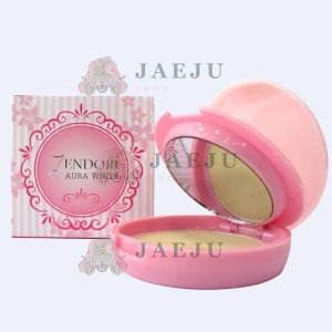 Zendori aura white เซนโดริ ออร่า ไวท์ พาวเดอร์กล่องชมพู 8g/x6pcs