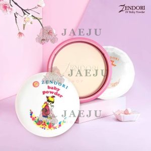 Zendori baby powder เซนโดริ ยูวี โปรเทค เบบี้ พาวเดอร์ กล่องขาว 24g