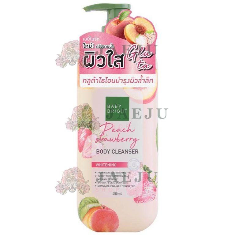 BABY BRIGHT BODY CLEANSER - Peach strawberry