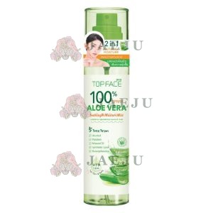 Arra Topface 100%spray aloe vera soothing&moisture mist ออร่า ท็อปเฟช อะโรเวร่า 100ml