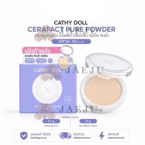 Cathy doll cerapact powder spf50+pa++++ เคที่ดอลล์ เซราแพ็คเพียวพาวเดอร์ 12g