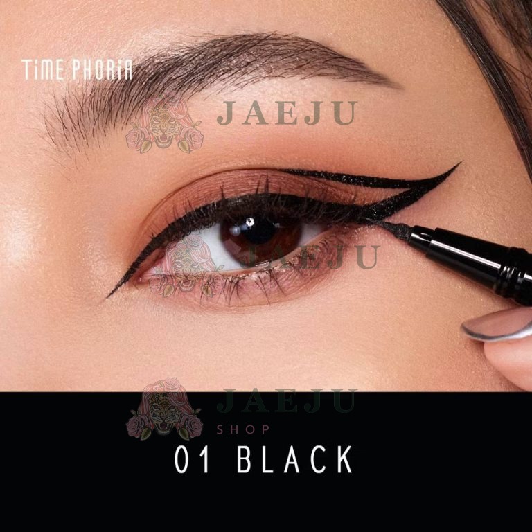 Time Phoria dune hyper -precision superstay eyeliner TPR ดูน ไฮเปอร์ ซุปเปอร์สเตย์ อายไลเนอร์ 0.5g - 01. Black