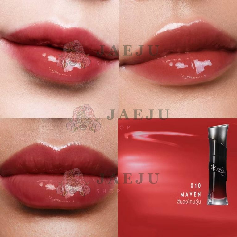 Time phoria lunara frost 3d lip gloss TPR ลูนาร่า ฟรอสต์ 3ดี กลอส 4ml - 01. #010 maven