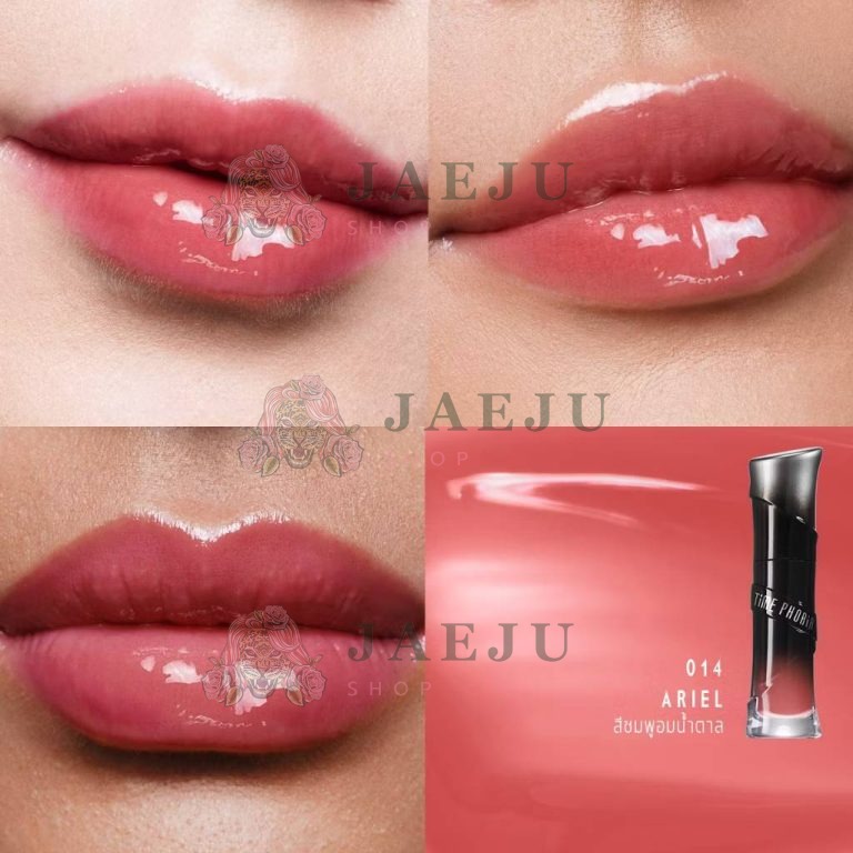Time phoria lunara frost 3d lip gloss TPR ลูนาร่า ฟรอสต์ 3ดี กลอส 4ml - 04. #014 ariel