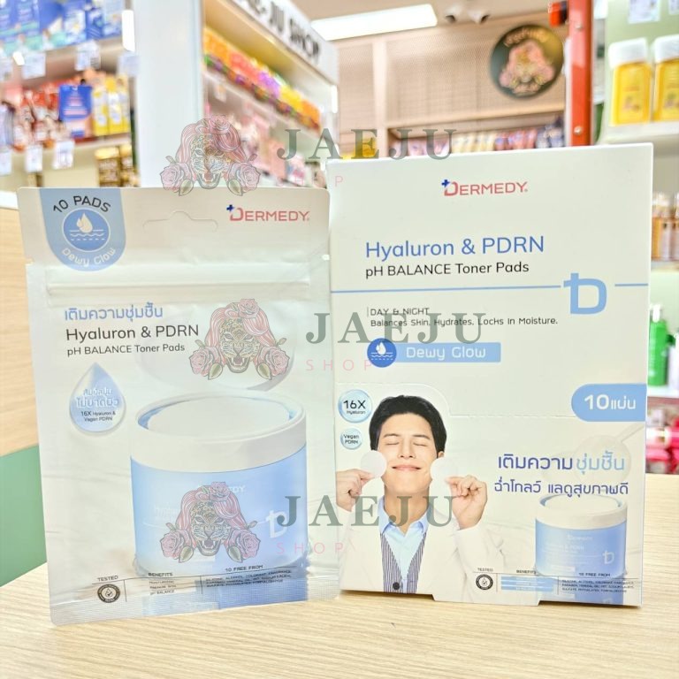 Dermedy PH balance toner pads เดอร์มีดี พีเอช โทนเนอร์ แพดส์ 25g/x6pcs - 02. hyaluron&pdrn